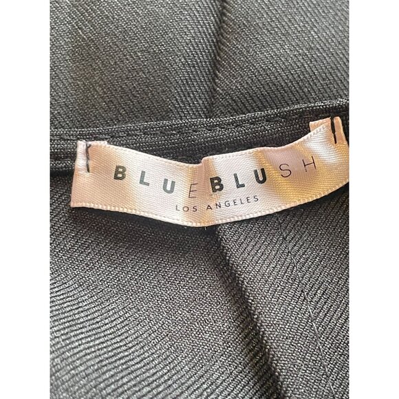 Black Front Slit Pencil Skirt Mini Back Zipper USA made classic Y2K - Picture 4 of 7